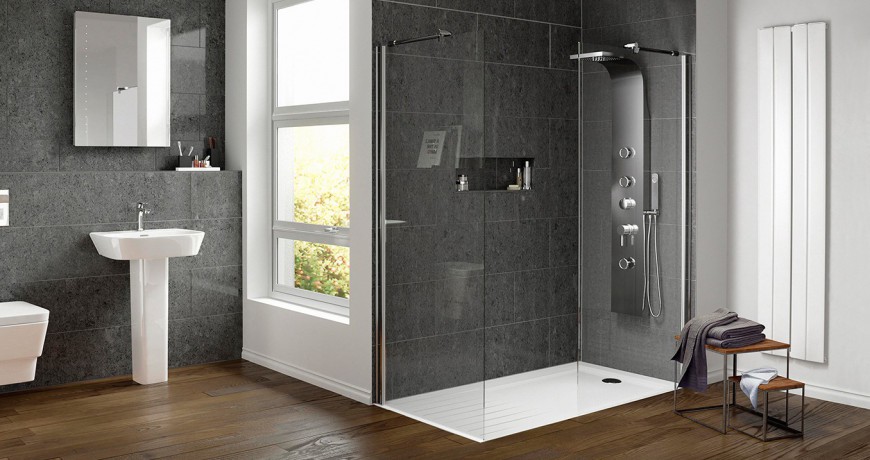 Shower wall