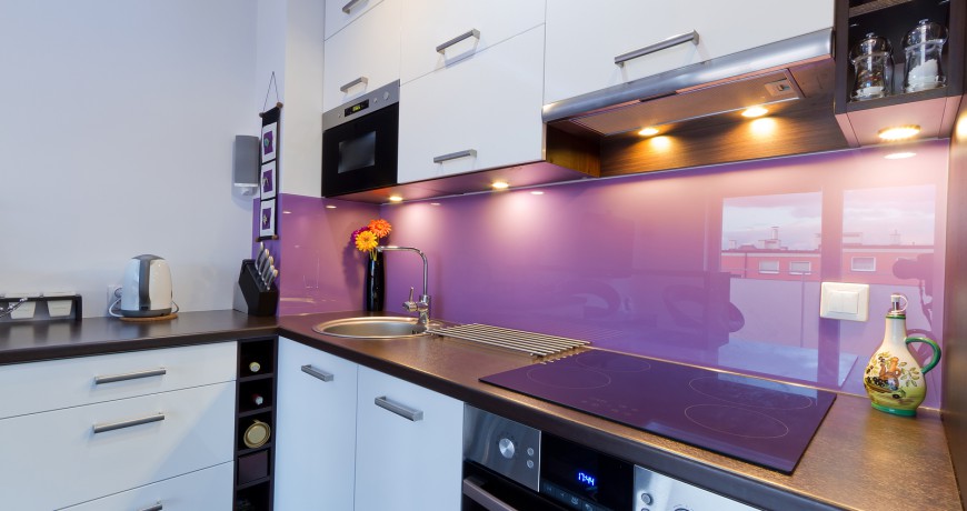 Purple Splashback