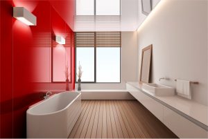 Bathroom Coloured Walls