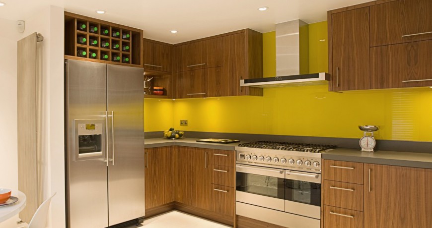 Yellow Splashback